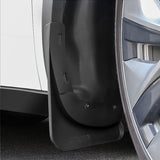 4Pcs Mud Flaps Splash Guards Fender For Tesla Model 3 Front Rear - Top-Down View