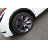 4PCS Wheel Cover Caps 19Inch ABS Gray Rim Hubcap Hub Cap For Tesla Model Y - Side View