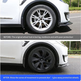 4PCS Wheel Cover Caps 19Inch ABS Gray Rim Hubcap Hub Cap For Tesla Model Y - Top-Down View
