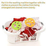 2 Pcs Pet Hair Remover Floating Fur Catcher Laundry Lint Dog CAT Washing Machine - Front View