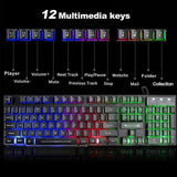 Gaming Keyboard & Mouse & Headset & Mousepad Set RGB Backlit Wired for PC Laptop - Extra Image