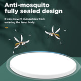 40cm black LED Ceiling Light  Round 18W / 24W Oyster Lamp Modern Cool White Light - Rear View