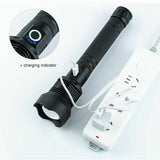99000LM Ultra Bright LED Tactical Flashlight 3-Modes Zoom Torch USB Charging - Extra Image