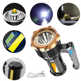 Most Powerful 1200lm LED Flashlight Super Bright Torch Lamp USB Rechargeable - Extra Image