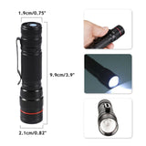 2x Mini Tactical Flashlight Small LED Torch 3 Mode Super Bright Light Clip Lamp - Extra Image