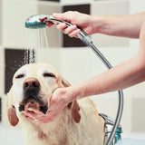 5 FT Handheld Shower Head Hose 1.5m Bathroom Stainless Steel Shower Water Tube - Rear View