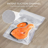 2ROLLS 25CM Vacuum Sealer Bags Rolls Vaccum Food Saver Storage Seal 6M - 45-Degree Angle