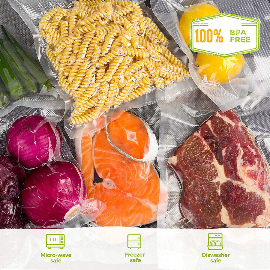 2ROLLS 28CM Vacuum Sealer Bags Rolls Vaccum Food Saver Storage Seal 6M, image 3