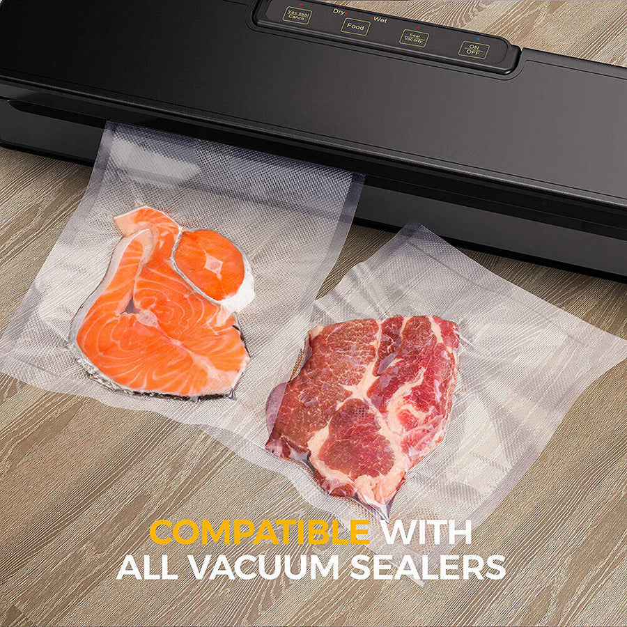 2ROLLS 28CM Vacuum Sealer Bags Rolls Vaccum Food Saver Storage Seal 6M, image 7