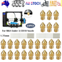 3D Printer 0.4mm Nozzle Throat & 0.4mm Extruder Brass Nozzle Printer Head Set