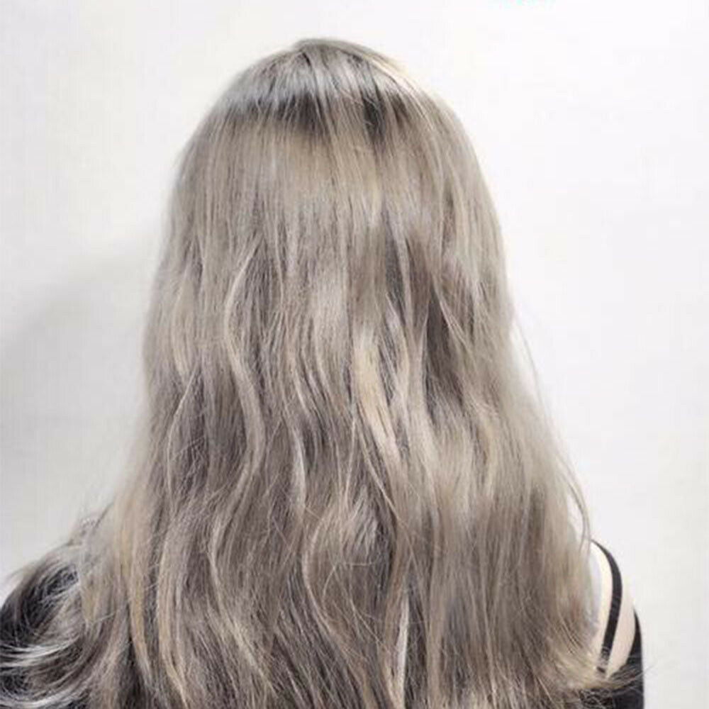 The new Brown Gold Blonde Long Wavy Wig Synthetic Curly Hair Cosplay Fashion