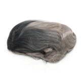 The new  Brown Gold Blonde Long Wavy Wig Synthetic Curly Hair Cosplay Fashion - Side View