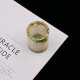 Silicone Mold Resin Epoxy Crystal Crafts Making Brush Pot Pen Holder Mould DIY - Rear View