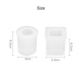 Silicone Mold Resin Epoxy Crystal Crafts Making Brush Pot Pen Holder Mould DIY - Extra Image
