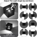 LED Wall Light Cube 12W Waterproof Outdoor Indoor Lighting Fixtures Cool - Extra Image