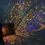 simple Romantic LED Starry Night Sky Galaxy Projector Lamp Star Cosmos Party Home Decor black