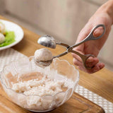 L Meatball Maker Spoon Kitchen Stick Utensil Baller Meat Stainless Steel AU - Front View