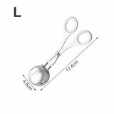 L Meatball Maker Spoon Kitchen Stick Utensil Baller Meat Stainless Steel AU - Top-Down View