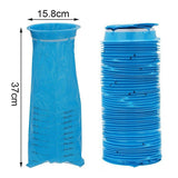 50 Sick Bags Vomit Bags Emesis Calibrated 1 Litre Infection Control Secure Tie - Top-Down View