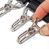 2X 10 Clips Door Cap Rack Baseball Hat Holder Closet Hanger Storage Organizer - Front View