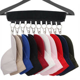 2X 10 Clips Door Cap Rack Baseball Hat Holder Closet Hanger Storage Organizer - Top-Down View
