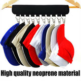 2X 10 Clips Door Cap Rack Baseball Hat Holder Closet Hanger Storage Organizer - Low Angle