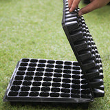 12x 72 Hole Plant Seed Grow Box Insert Propagation Nursery Seedling Starter Tray - Close-Up Angle