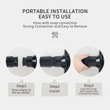 Pet Dog Cat Hair Dryer Grooming Blow Speed Hairdryer Blower Heater Blaster 2800W white - Top-Down View