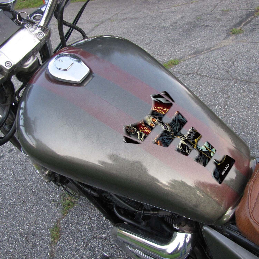 Tank Pad Fuel Tank Sticker Guard Motorcycle Decoration Fit For Kawasaki Z400