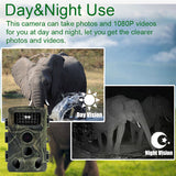Trail Camera Game Wildlife Scouting Hunting Cam Night Vision 36MP 1080P - Front View