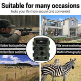Trail Camera Game Wildlife Scouting Hunting Cam Night Vision 36MP 1080P - Side View