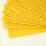 30Pcs Bee Hive Wax Honeycomb Bee Hives Beekeeping Equipment Frames Foundation - Top-Down View