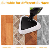 6PCS For H2O H20 Steam Mop Pads Replacement Reusable Washable Cloths Microfiber - 45-Degree Angle