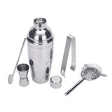 Boston Cocktail Shaker Set Maker Mixer Martini Spirit Bar Strainer Bartender Kit - Top-Down View