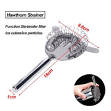Boston Cocktail Shaker Set Maker Mixer Martini Spirit Bar Strainer Bartender Kit - Low Angle