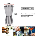 Boston Cocktail Shaker Set Maker Mixer Martini Spirit Bar Strainer Bartender Kit - Extra Image
