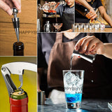 20Pcs Cocktail Shaker Set 750ml Martini Strainer Bartender Kit Bar Spirits Maker - Side View