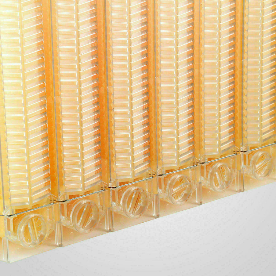 Neweast 7Pcs Flow Bee Comb Hive Frames For Wooden Beekeeping Beehive House