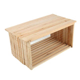 10x Wire Beehive Frame Assembled Wood Steel Unwaxed Deep Hive Frames Beekeeping - Close-Up Angle