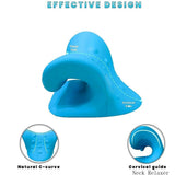 Neck Traction Pillow Original Cloud Shape Neck Stretcher Cervical Relieve fatigue AU - Side View