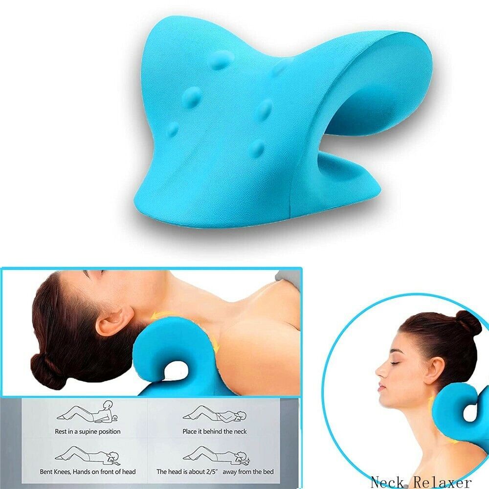 Neck Traction Pillow Original Cloud Shape Neck Stretcher Cervical Relieve fatigue AU