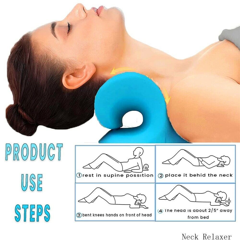 Neck Traction Pillow Original Cloud Shape Neck Stretcher Cervical Relieve fatigue AU