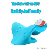 Neck Traction Pillow Original Cloud Shape Neck Stretcher Cervical Pain Relief AU - Close-Up Angle
