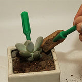 30X Mini Garden Hand Tools Transplanting Succulent Plant Gardening Tool Rake Set - 45-Degree Angle