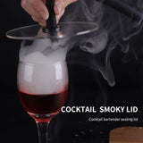 2xSmoking Gun Lid Dome Cover for Smoking Infusion Smoker Gun Meat Grill BBQ 16cm - Front View