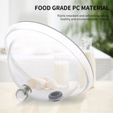 2xSmoking Gun Lid Dome Cover for Smoking Infusion Smoker Gun Meat Grill BBQ 16cm - 45-Degree Angle