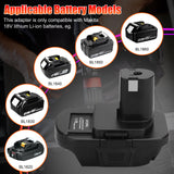 Battery Adapter MT20RNL for Makita Li-ion Batteries Convert to Ryobi 18V Tools - 45-Degree Angle