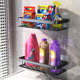 Shelf Bathroom Shower Caddy Organiser Storage Corner Rack Shampoo Soap Holder AU - Low Angle