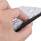 12PCS Car Engine Bay Bonnet Sound Deadener Noise Insulation Foam Proofing Heat - Side View