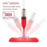 Spray Flat Mop Microfiber Pads Floor/Tile Kitchen Bathroom Living room Cleaning - Front View